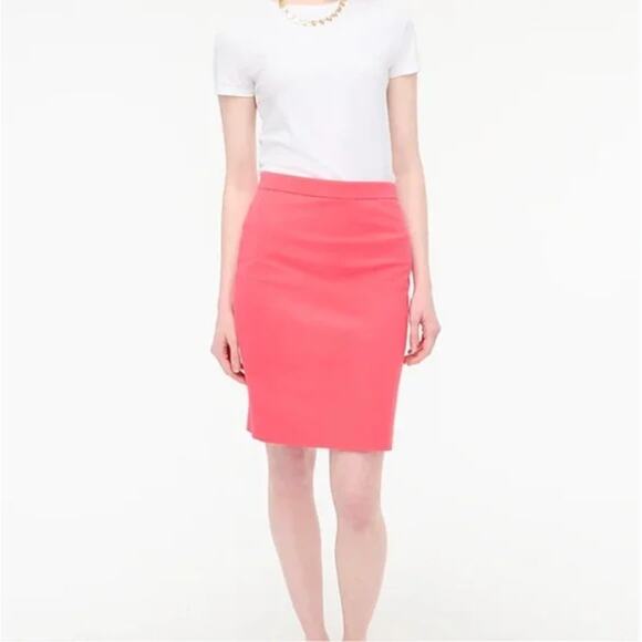 J. Crew Factory Dresses & Skirts - NWT J. Crew Factory Textured Pencil Skirt in Guava Size 6